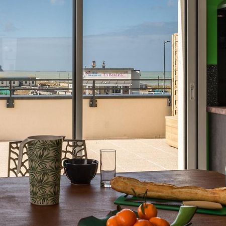 Babord, Appt Avec Terrasse Et Vue Mer Saint-Côme-de-Fresné Kültér fotó