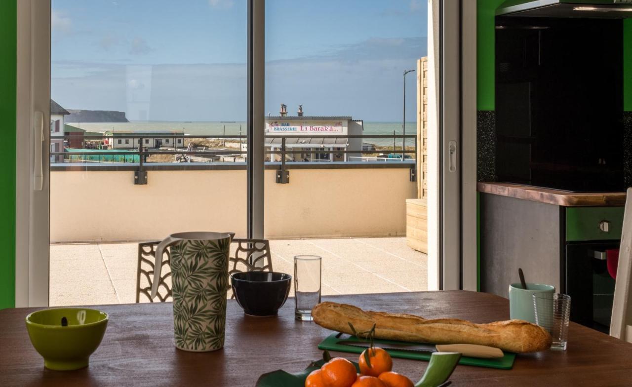 Babord, Appt Avec Terrasse Et Vue Mer Saint-Côme-de-Fresné Kültér fotó